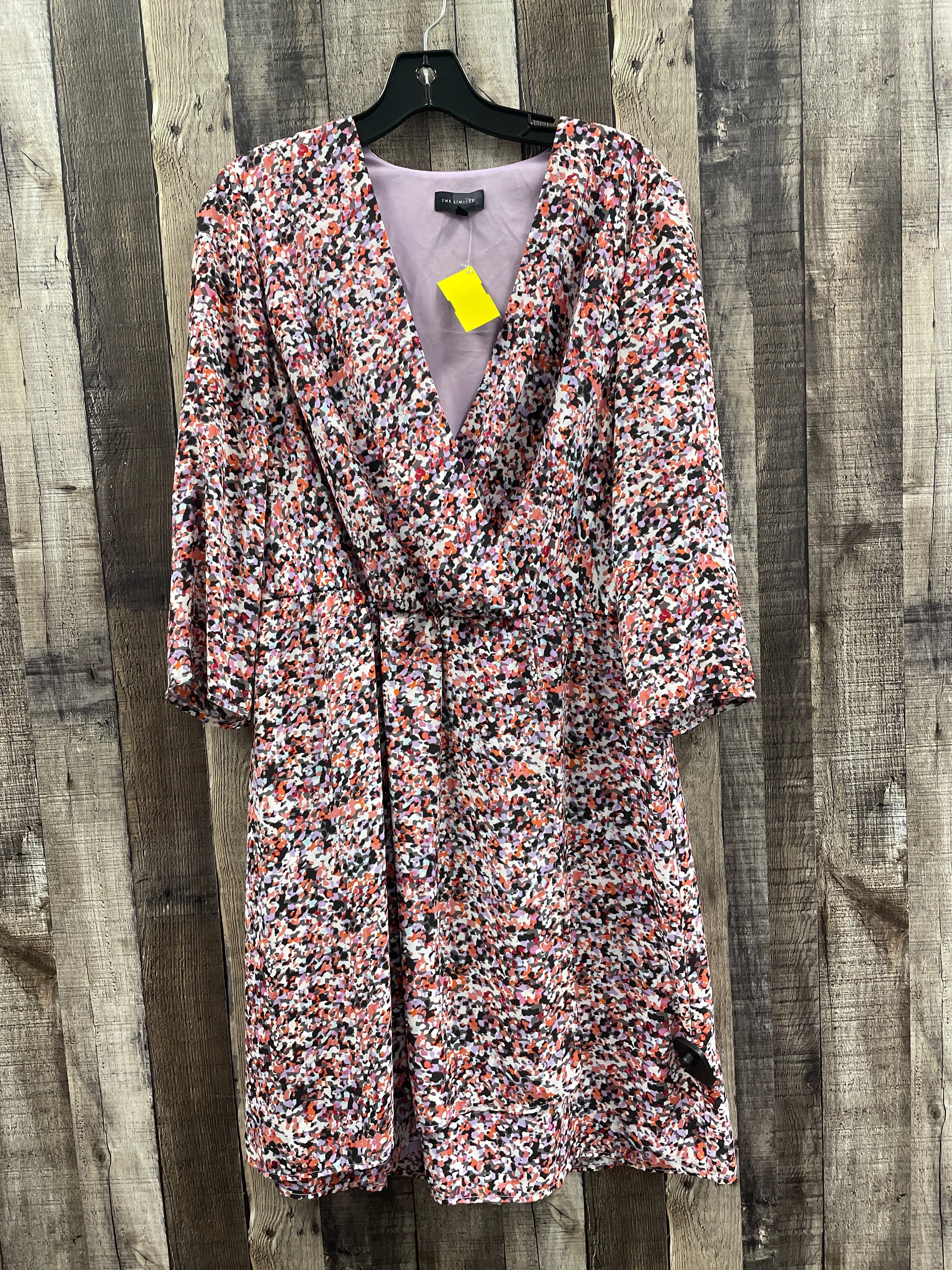 Dress Casual Midi By Limited In Multi-colored, Size: L