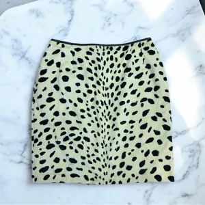 Emanuel Ungaro Animal Print Pencil Skirt