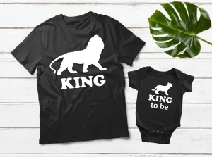Father Son Matching Shirts King Daddy And Me Outfits