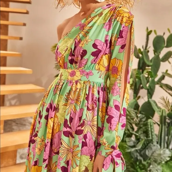 ⚡️FLASH SALE⚡️ Boho floral statement dress