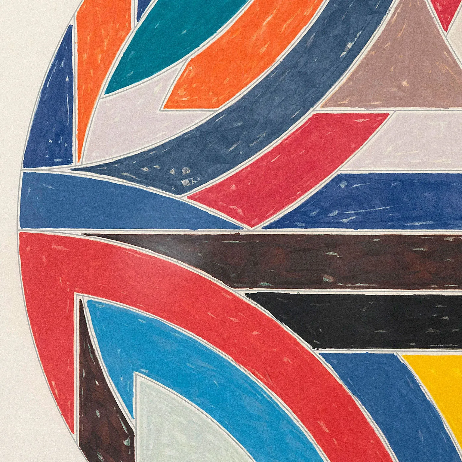 FRANK STELLA "SINJERLI VARIATIONS III" , 1977