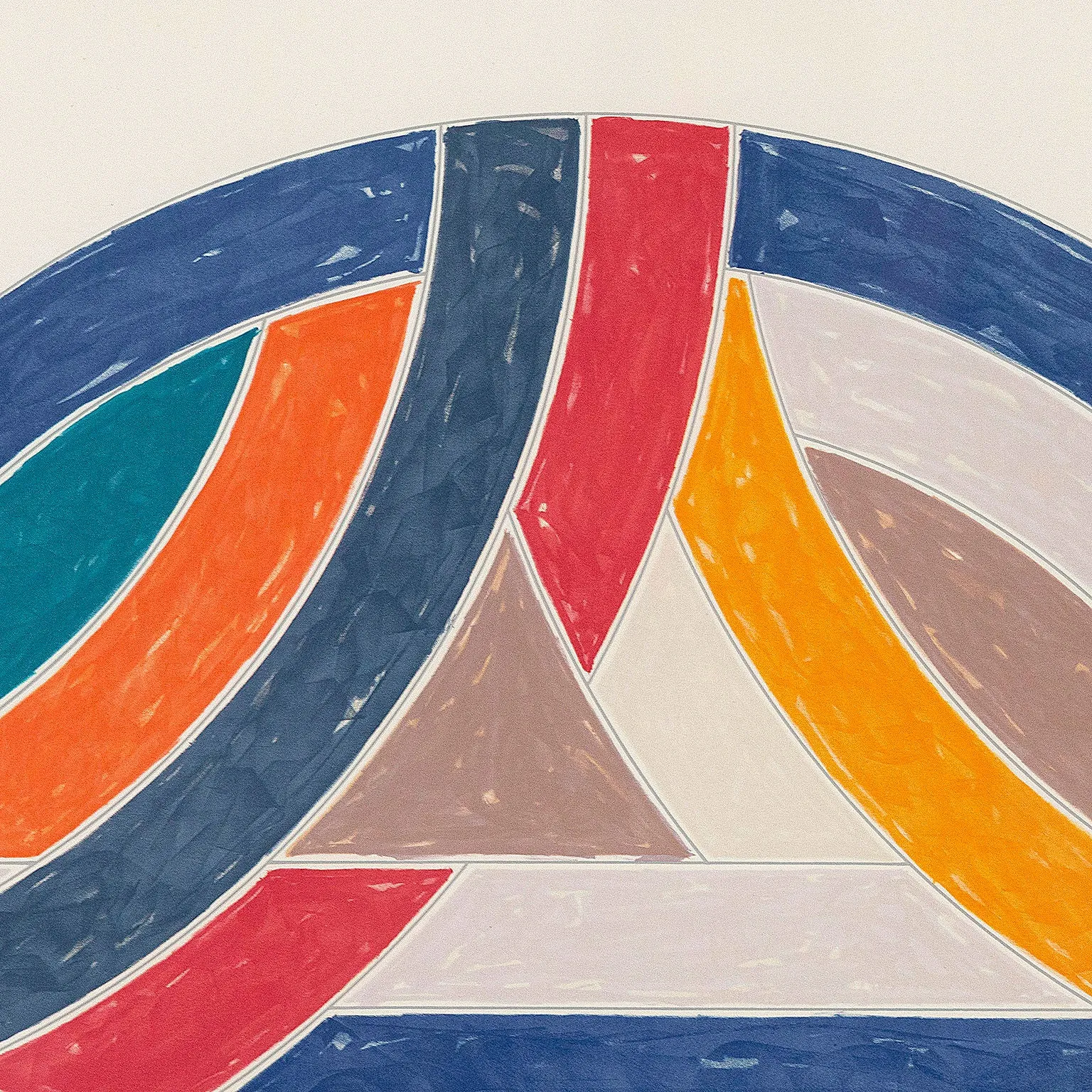 FRANK STELLA "SINJERLI VARIATIONS III" , 1977