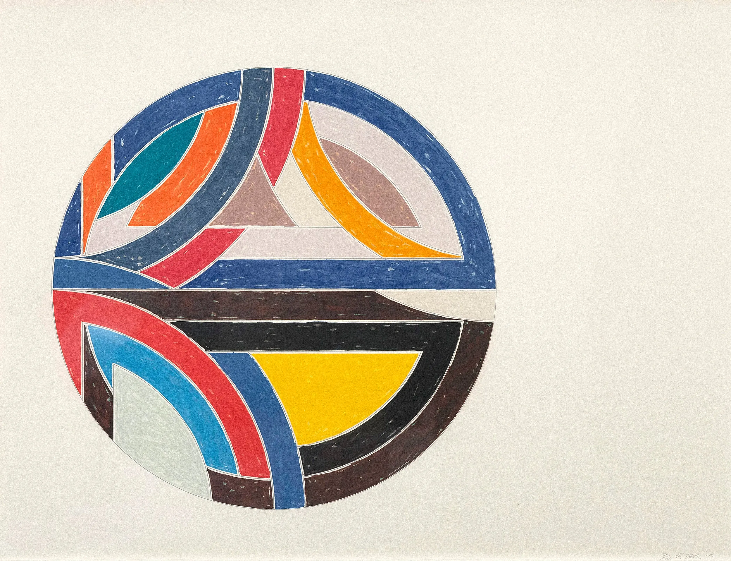 FRANK STELLA "SINJERLI VARIATIONS III" , 1977