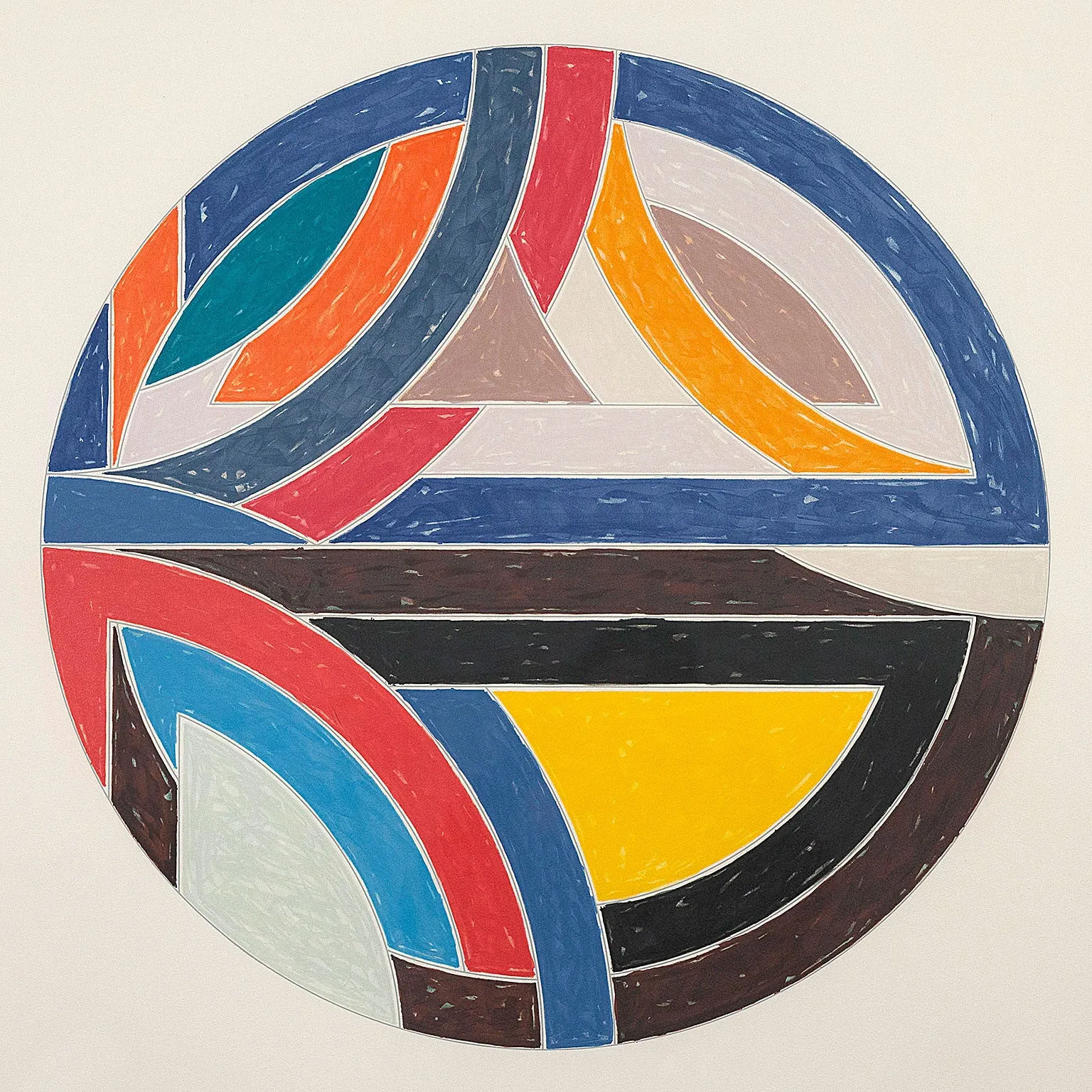 FRANK STELLA "SINJERLI VARIATIONS III" , 1977
