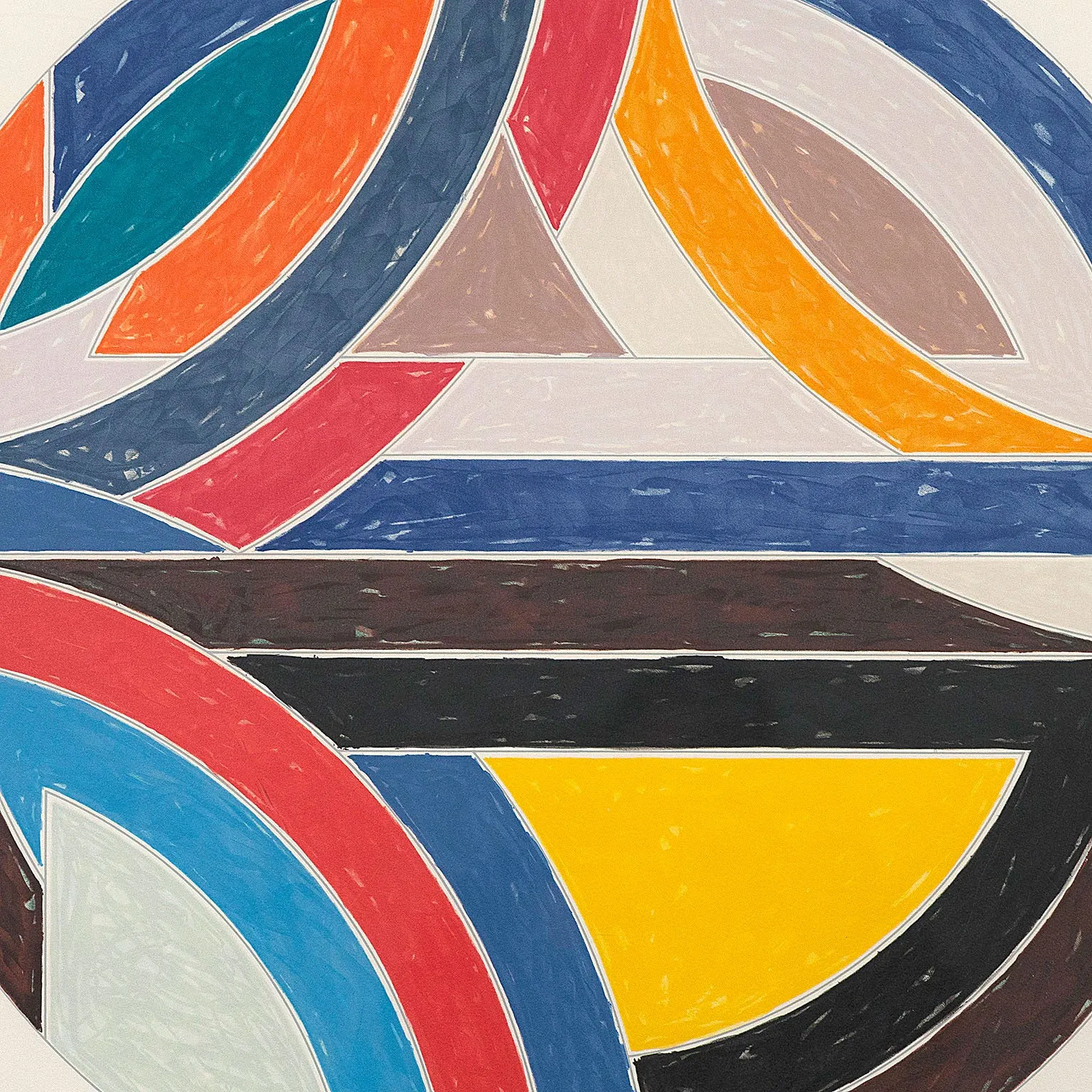 FRANK STELLA "SINJERLI VARIATIONS III" , 1977