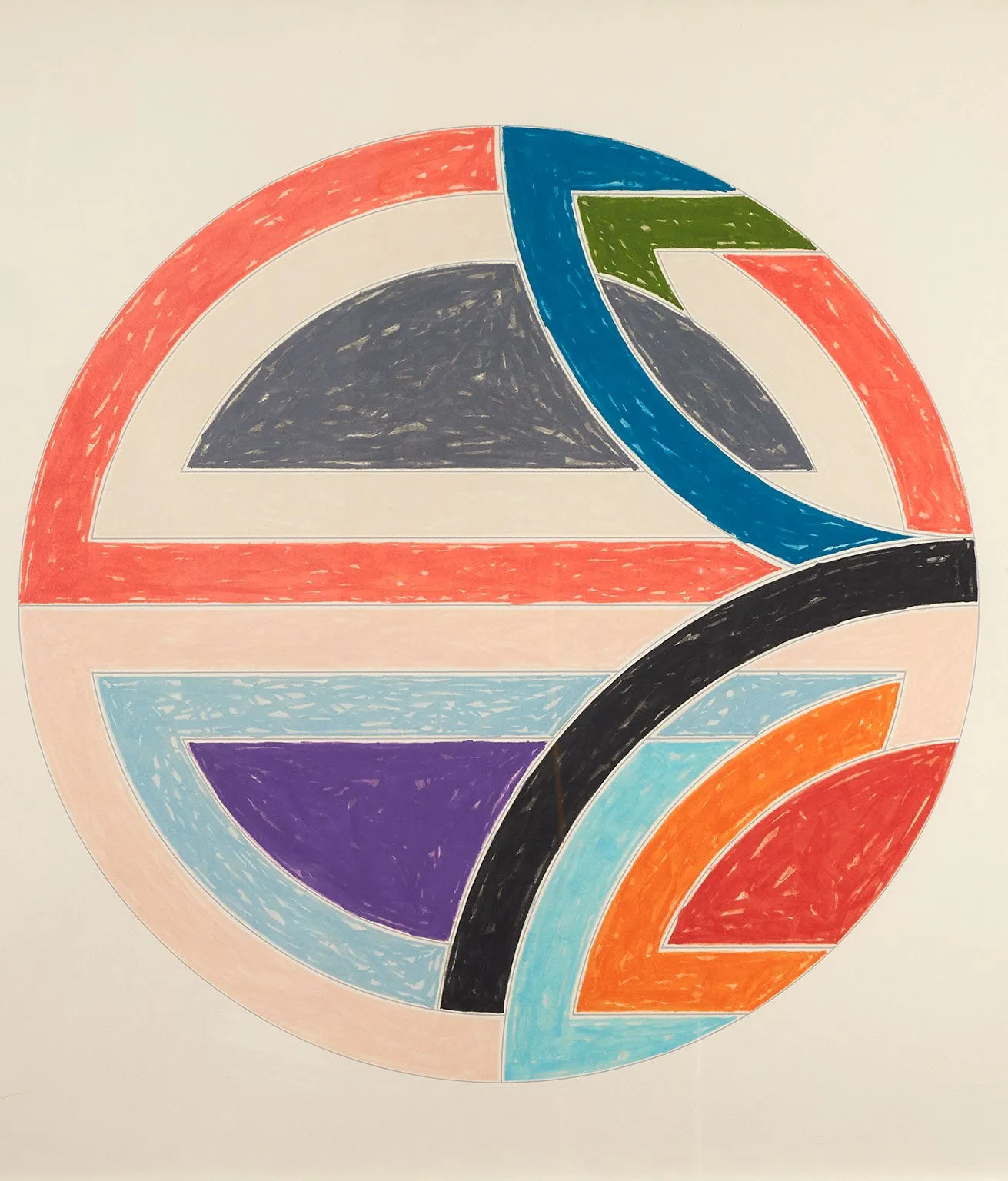FRANK STELLA "SINJERLI VARIATIONS LA", 1977