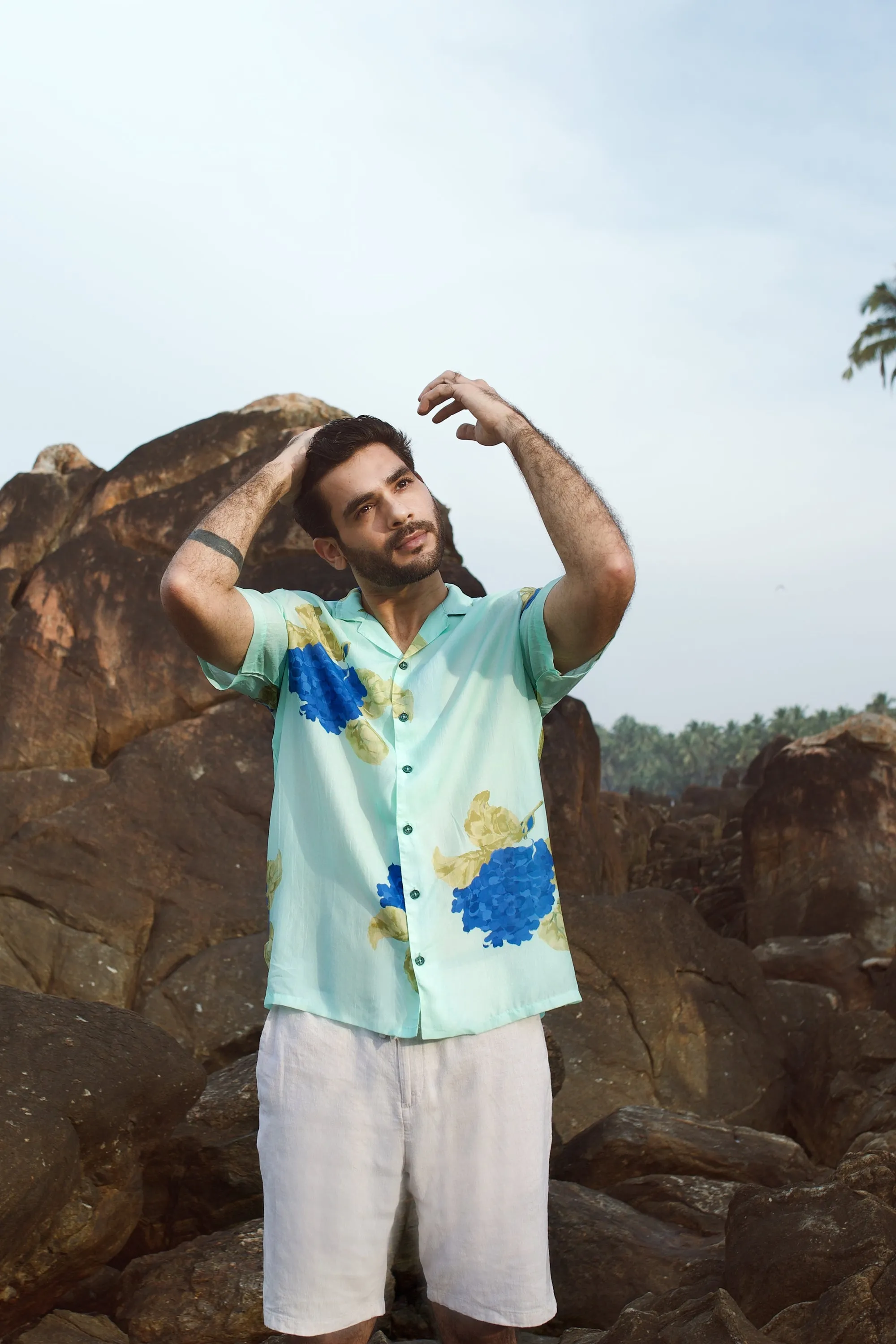 Freesia Blue Oversize Shirt