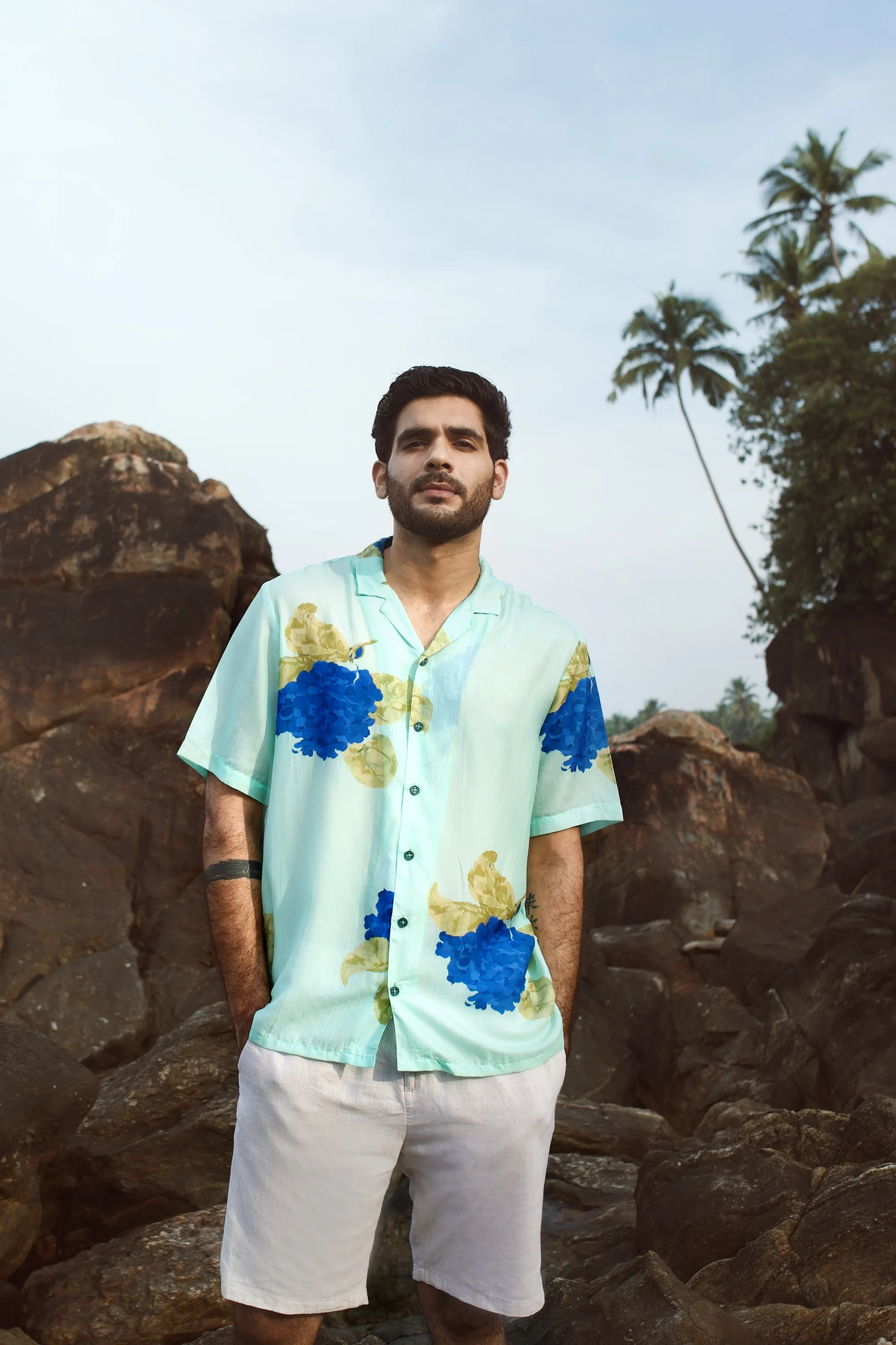 Freesia Blue Oversize Shirt