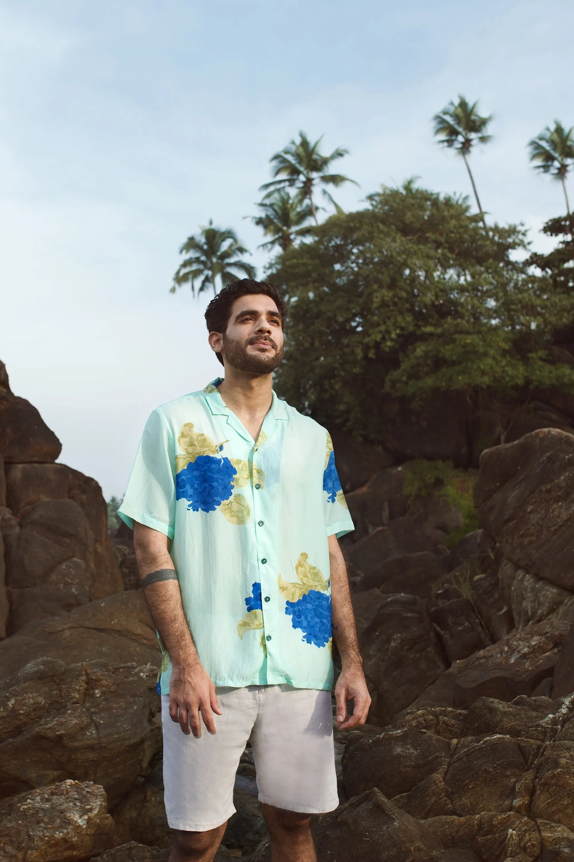 Freesia Blue Oversize Shirt