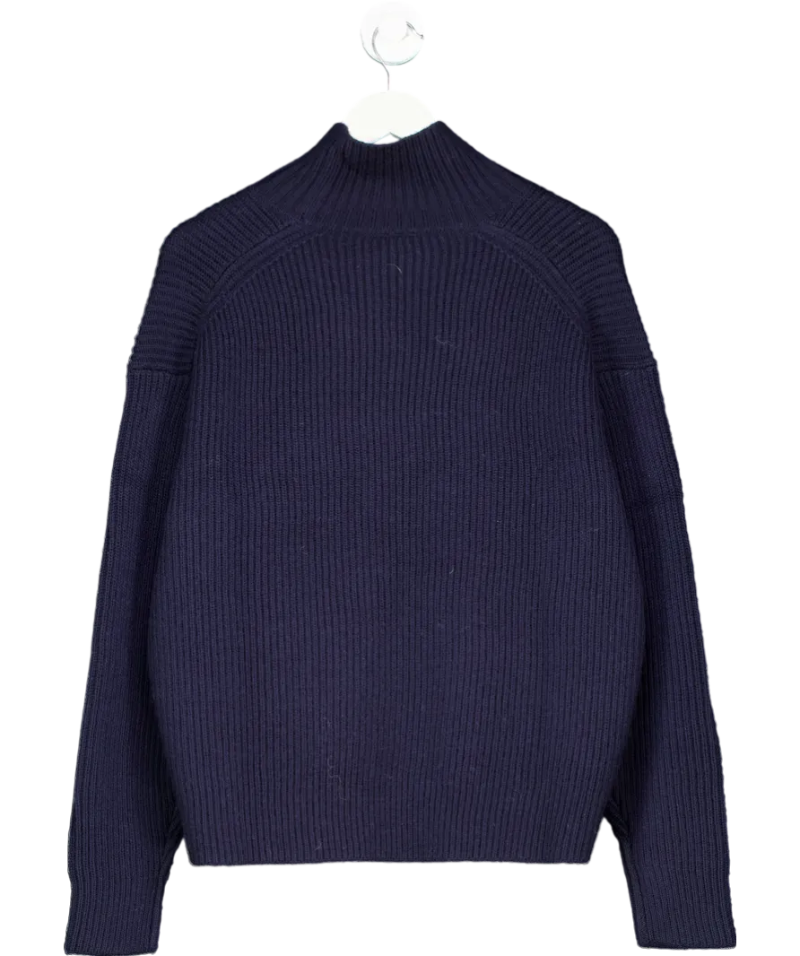 Fub Blue 100% Raw Wool Sweater UK L