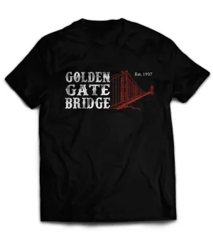 Gold Gate Bridge Shirt | San Francisco Cali Shirts For Men | California Souvenir   by Market Trendz