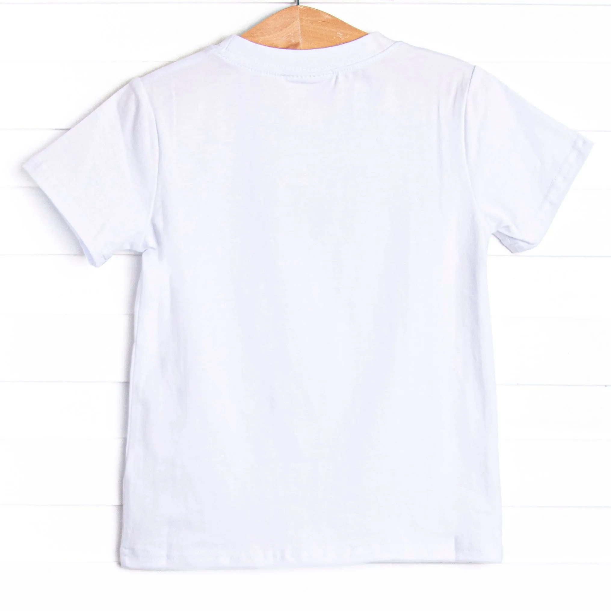 Golf Course Greens Applique Top, White