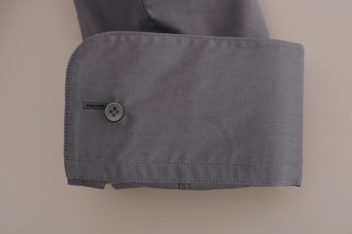 Gray Crystal Bee GOLD SLIM Fit Shirt