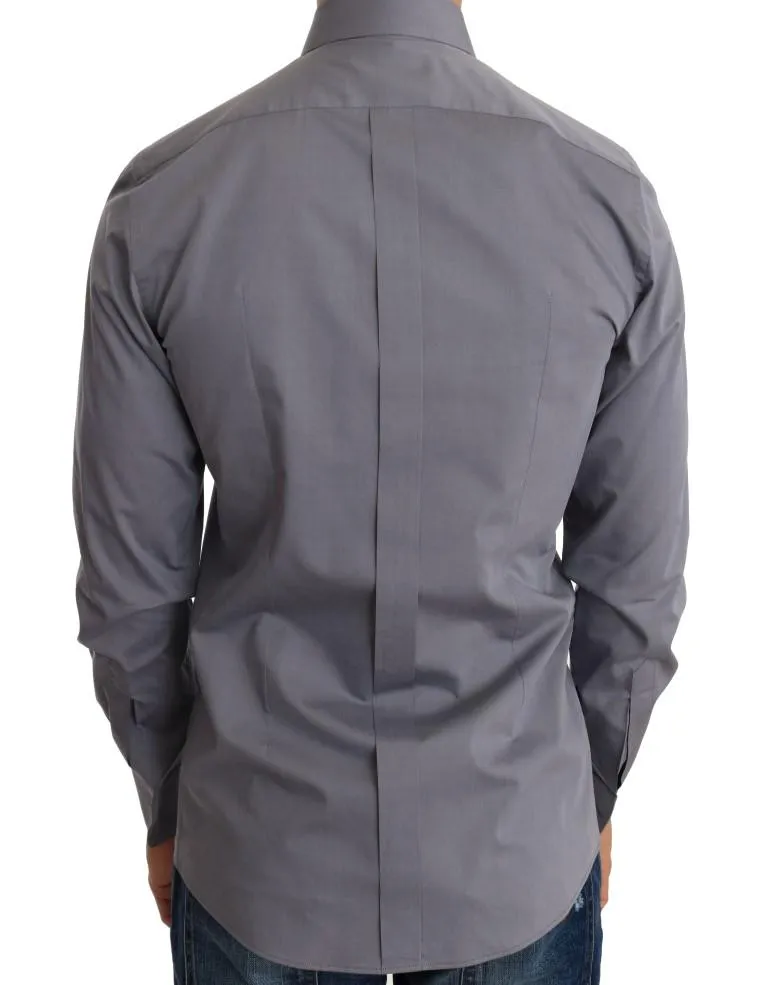 Gray Crystal Bee GOLD SLIM Fit Shirt