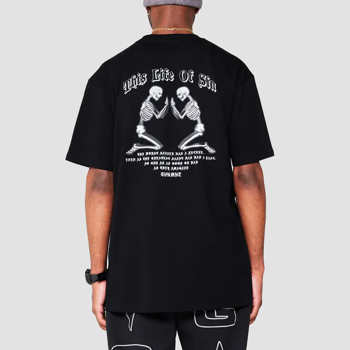 GVNMNT Life Of Sin T-Shirt Black