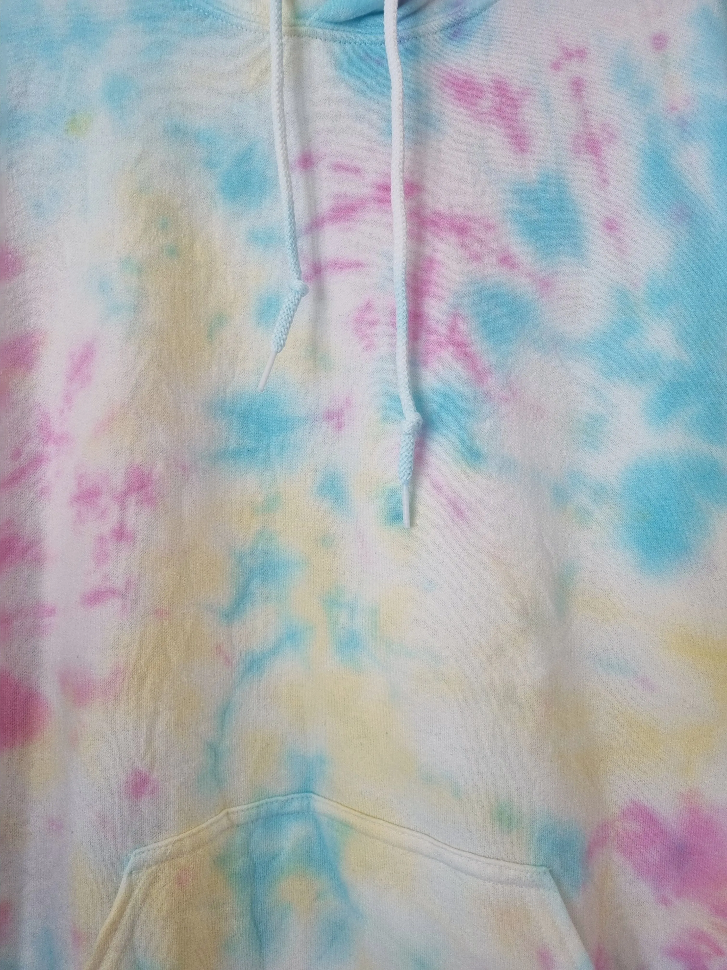 Hand Designed Pastel Galaxy Tie-Dye Hoodie