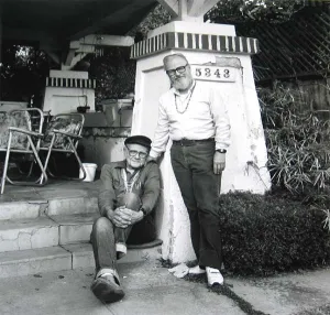 Harry Hay with John Brunside