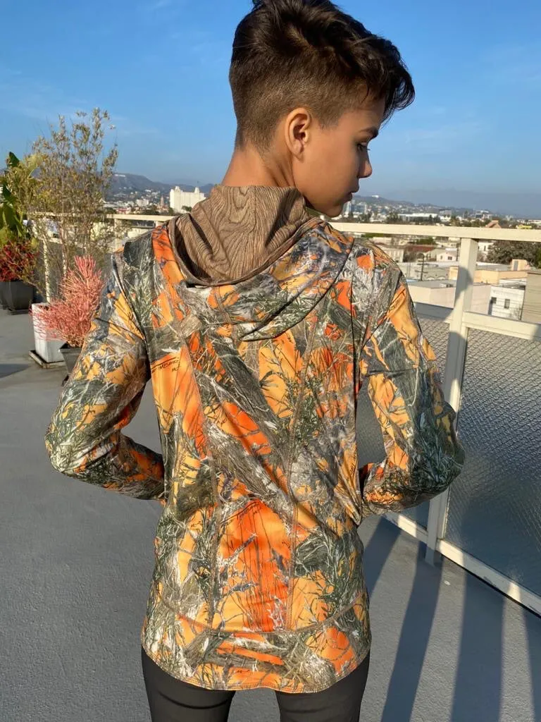 HOODIE MICROFIBER TREEHUGGER/CAMO