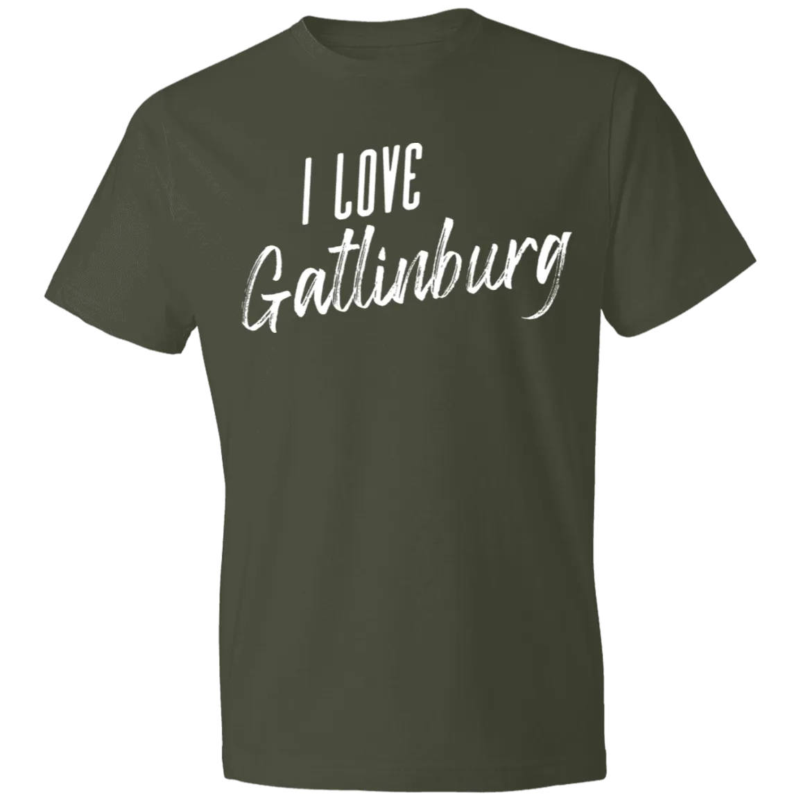 I Love Gatlinburg (White) - Men's Tee