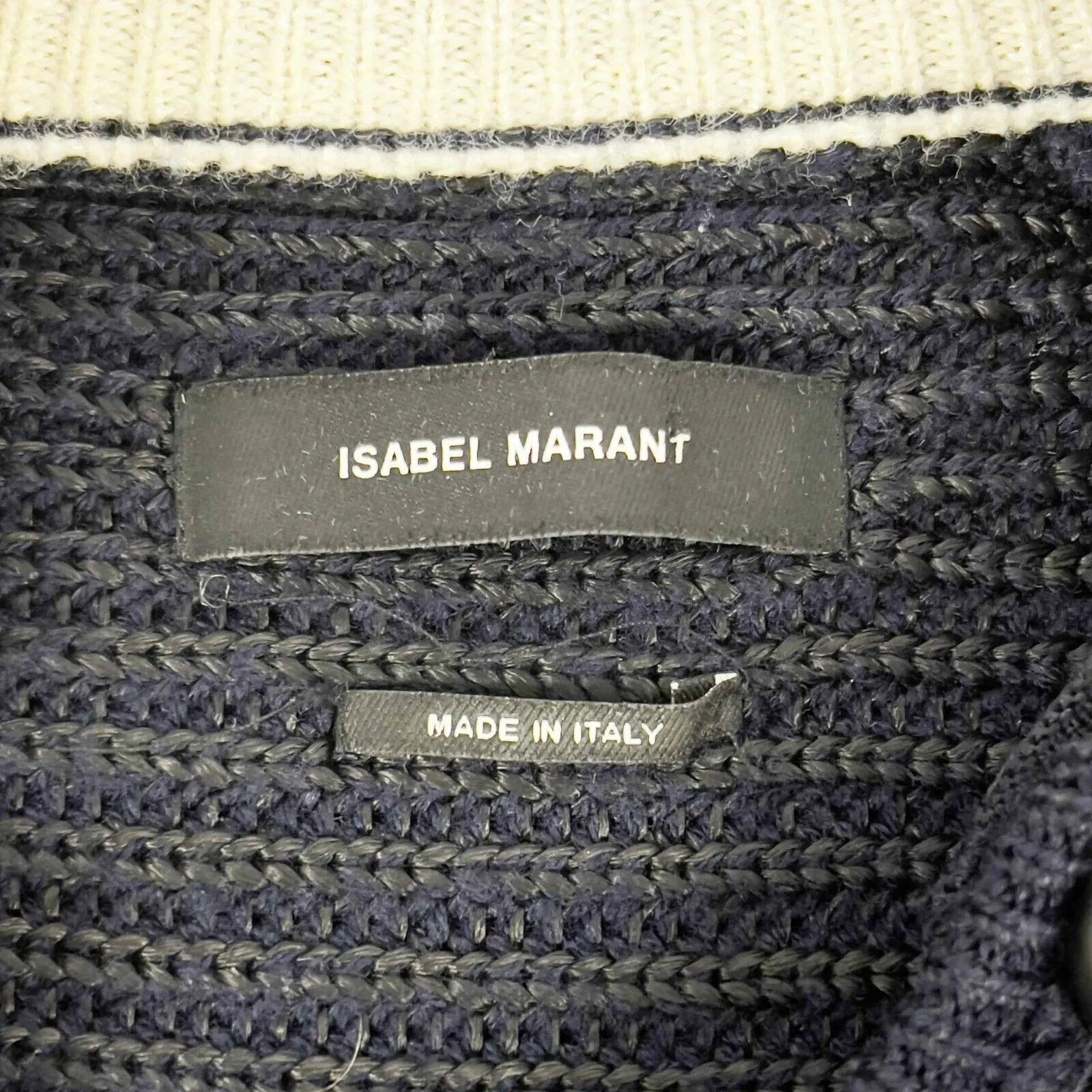 ISABEL MARANT - Hatfield Striped Merino Wool-blend Long Sweater/Tunic - 36 US S