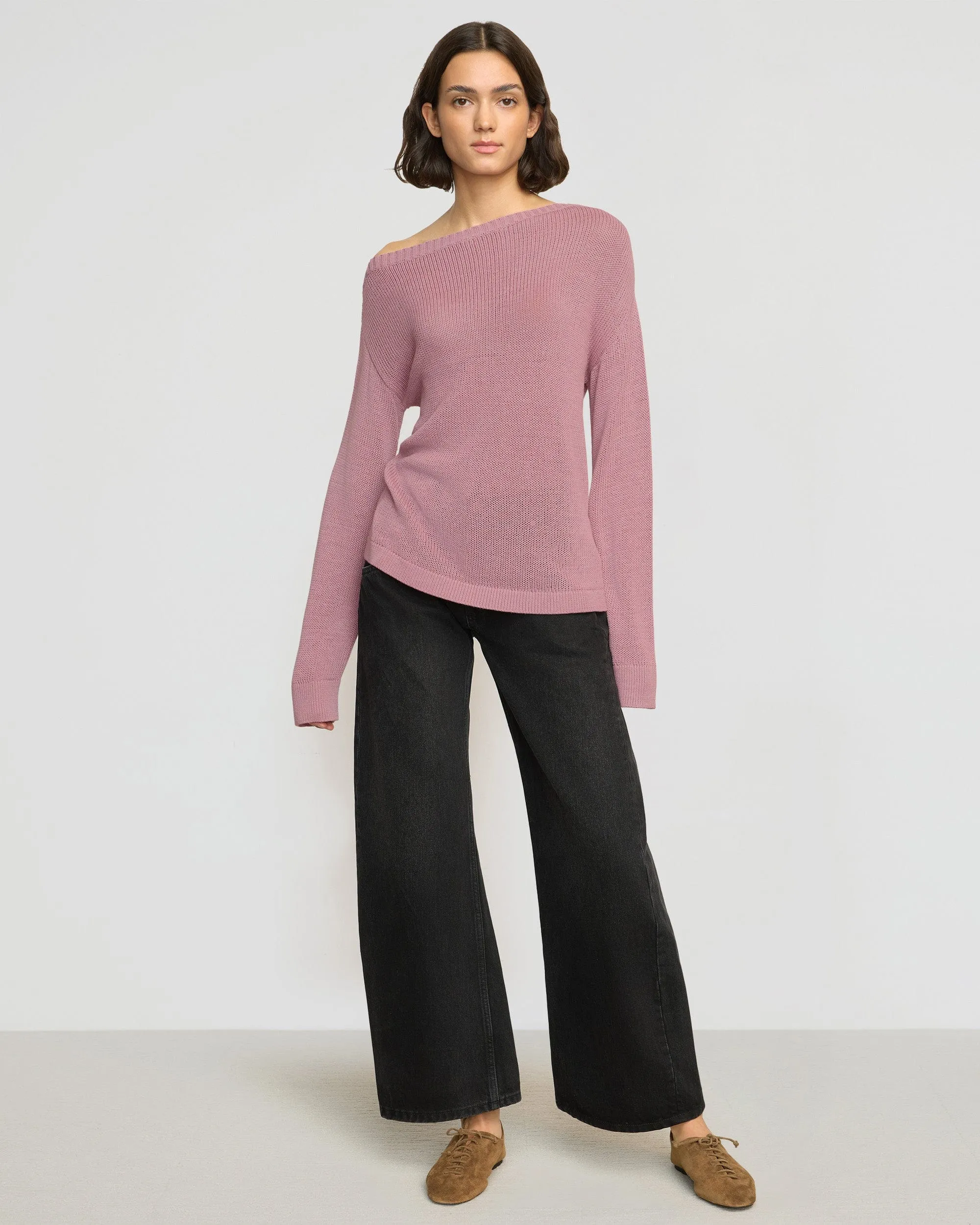 Issa Lightweight Off-Shoulder Sweater