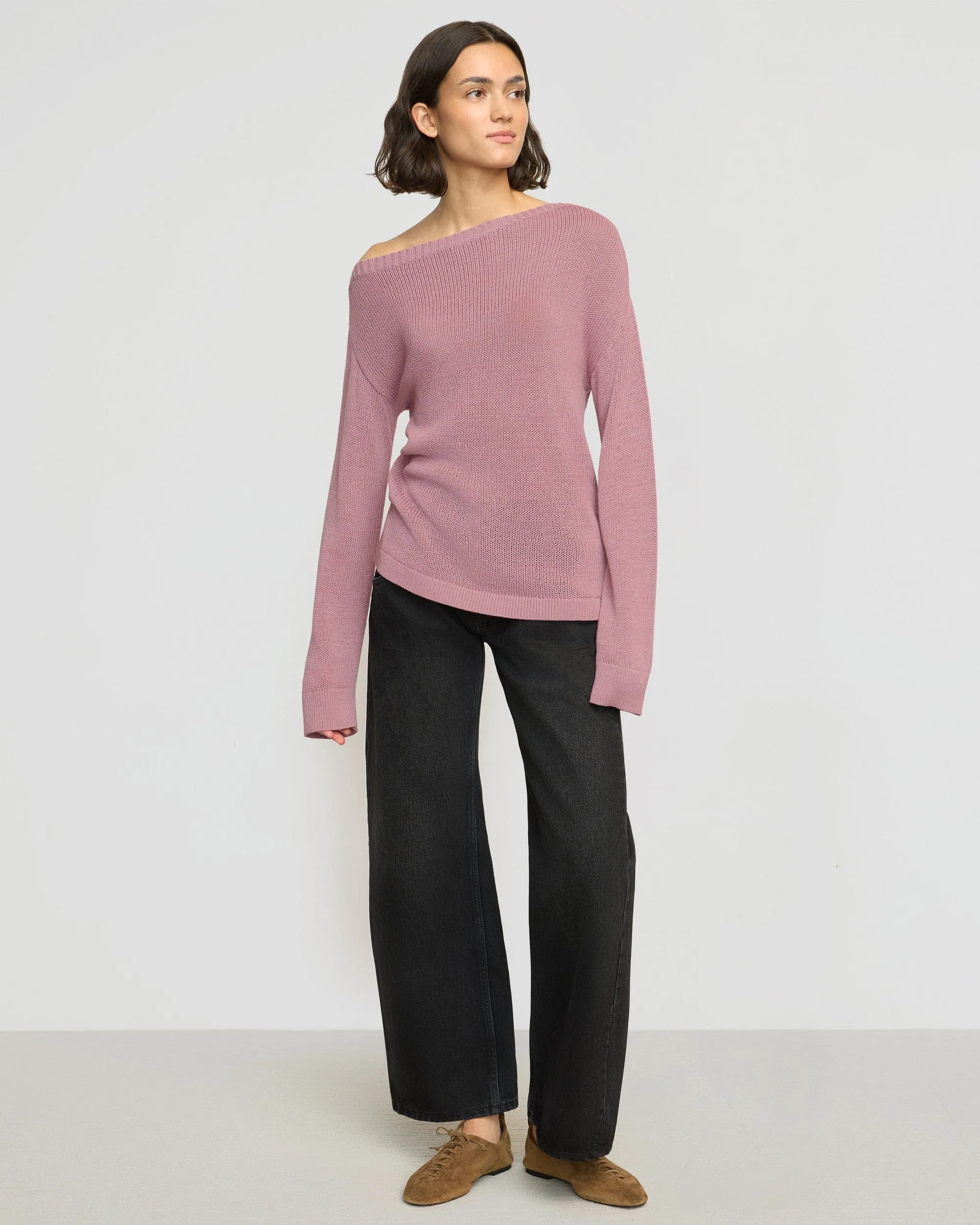 Issa Lightweight Off-Shoulder Sweater