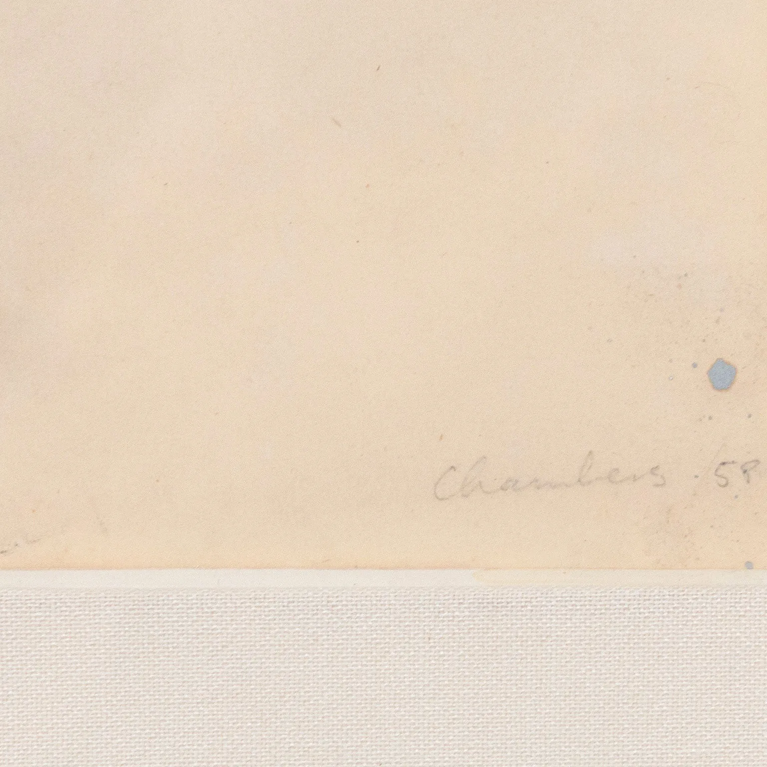 JACK CHAMBERS "STUDY OF A YOUNG BOY" GRAPHITE ON PAPER, 1958