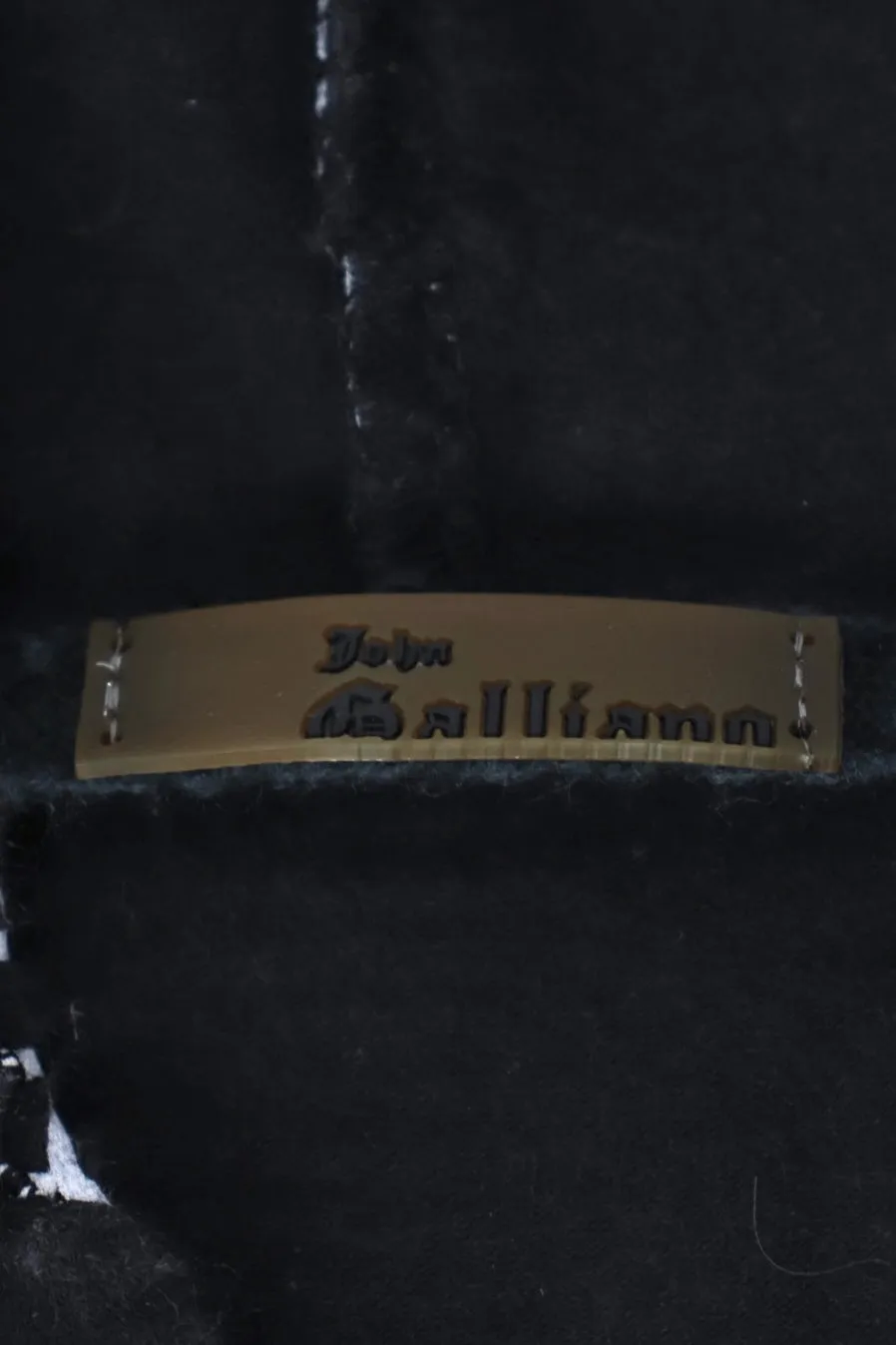 John Galliano Newspaper Print Hoodie