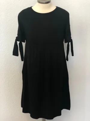 K SOLID MIDI DRESS