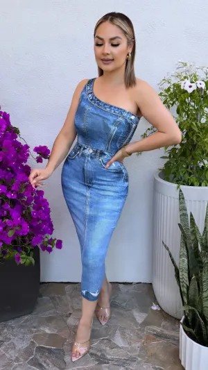 KENNETH DENIM DRESS