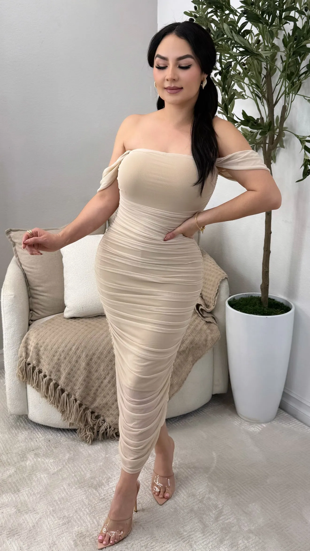 KIERA IVORY  DRESS