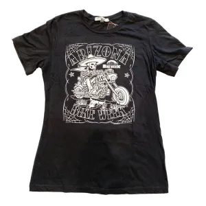 Ladies Arizona Bike Week 2014 Black T-Shirt