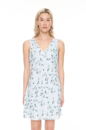 LALISA CLEO MINI DRESS - BLUE FLORAL
