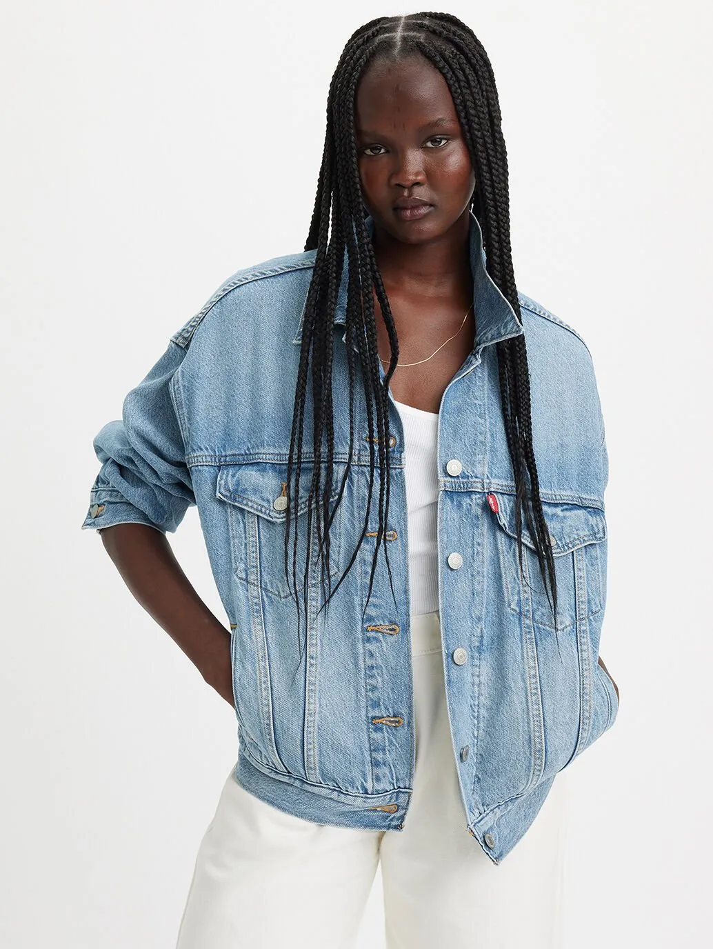 Levi's 90s Ladies Trucker Jacket Soft as Butter Mid