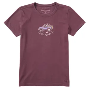 Life Is Good Women's Tee, Mahogany Brown (Size XL)