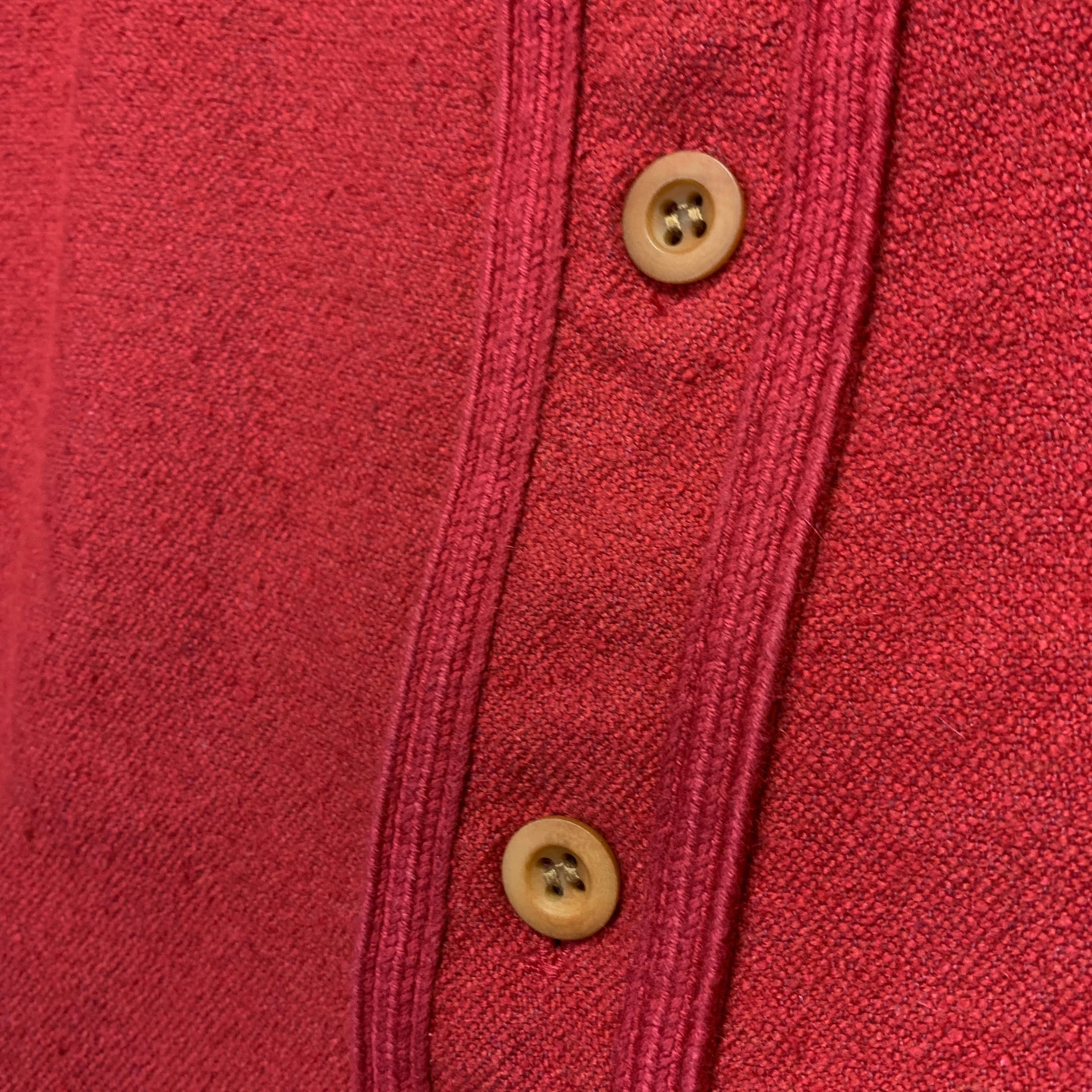 [M] Visvim 15SS Dugout Baseball Shirt Silk/Linen