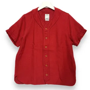 [M] Visvim 15SS Dugout Baseball Shirt Silk/Linen