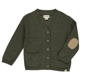 Me & Henry Boys Green Cardigan: Size 3/6M to 8/9 Years