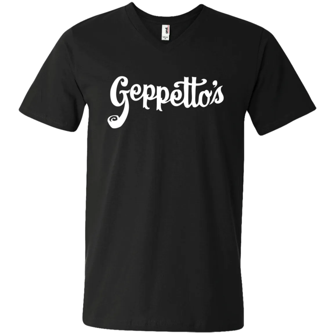 Men's Printed V-Neck T-Shirt