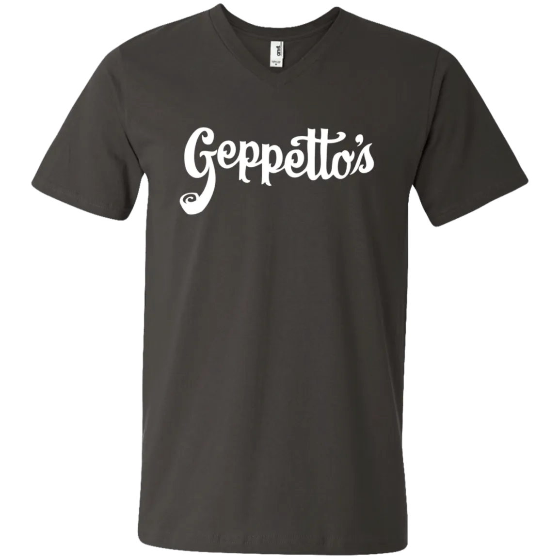 Men's Printed V-Neck T-Shirt