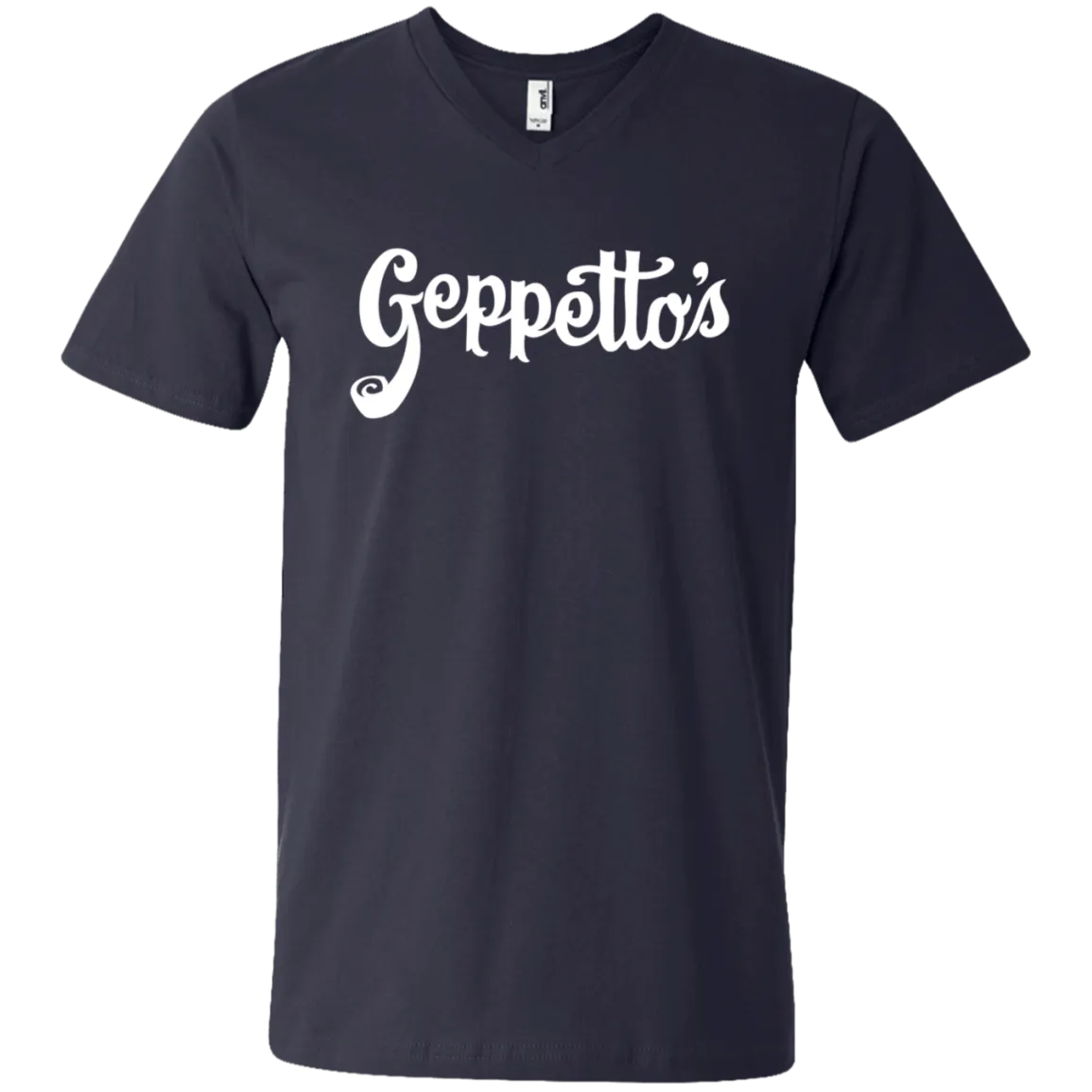 Men's Printed V-Neck T-Shirt