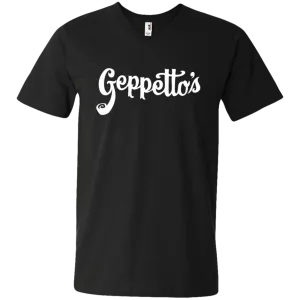 Men's Printed V-Neck T-Shirt