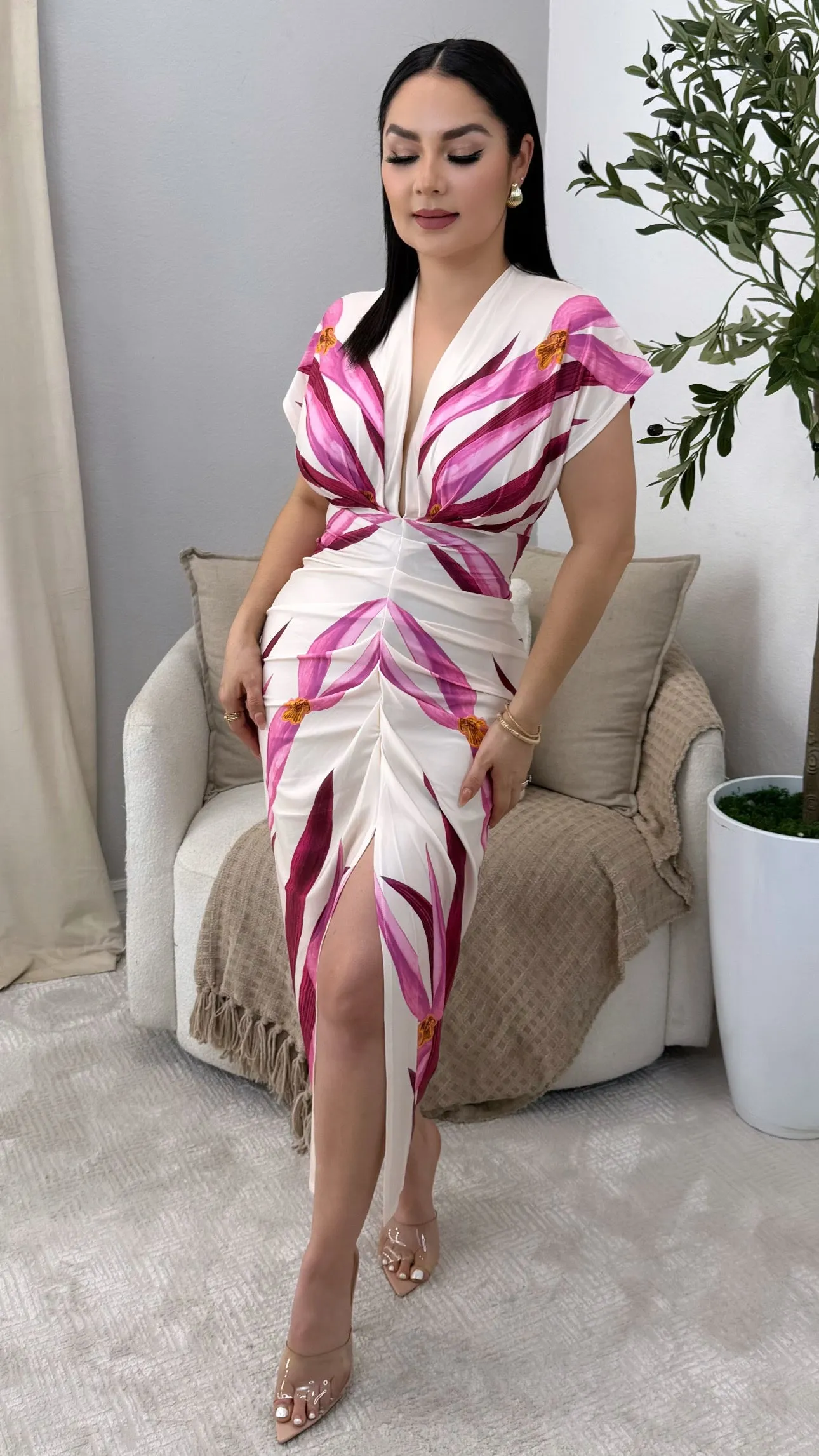 MERCEDES PINK DRESS