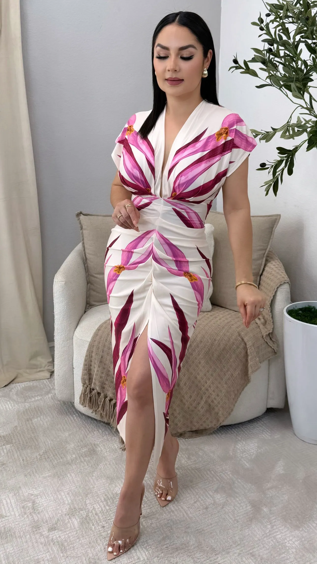MERCEDES PINK DRESS