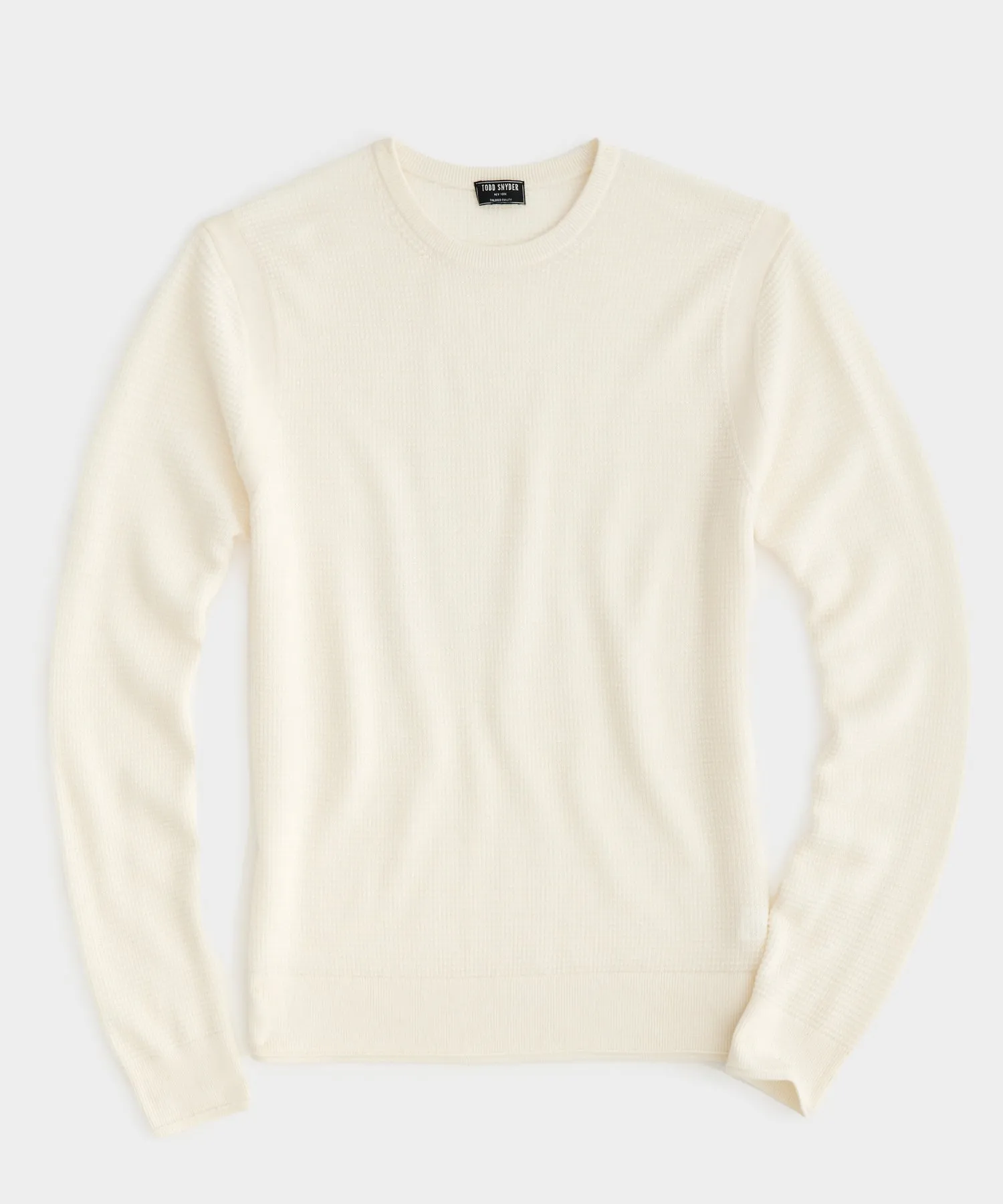 Merino Waffle Crew