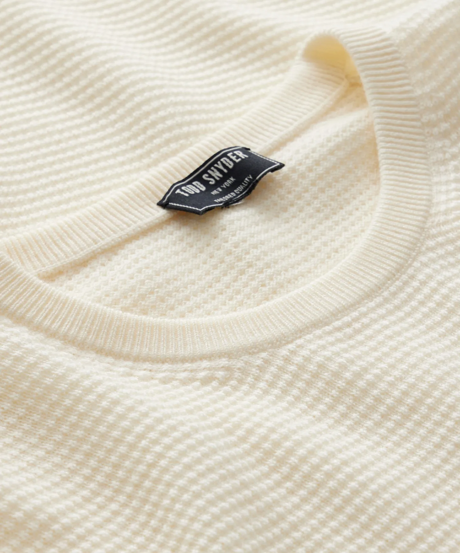 Merino Waffle Crew