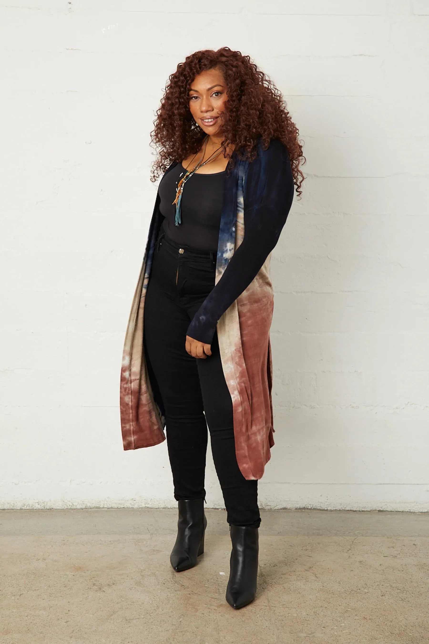 Midi Tie-Dye Duster