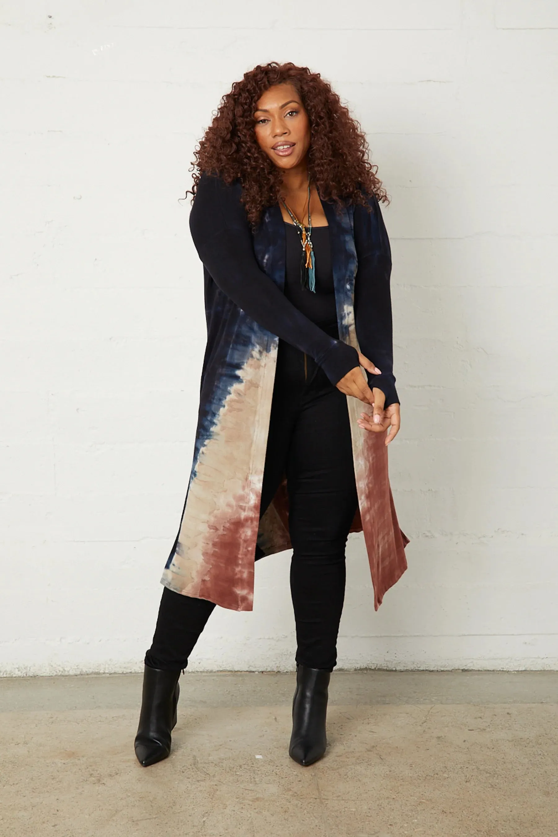 Midi Tie-Dye Duster