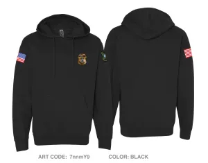 Milton Police Dept. Comfort Unisex Hooded Sweatshirt - 7nnmY9