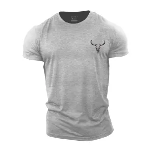 Mini Bull Skull Cotton T-Shirt